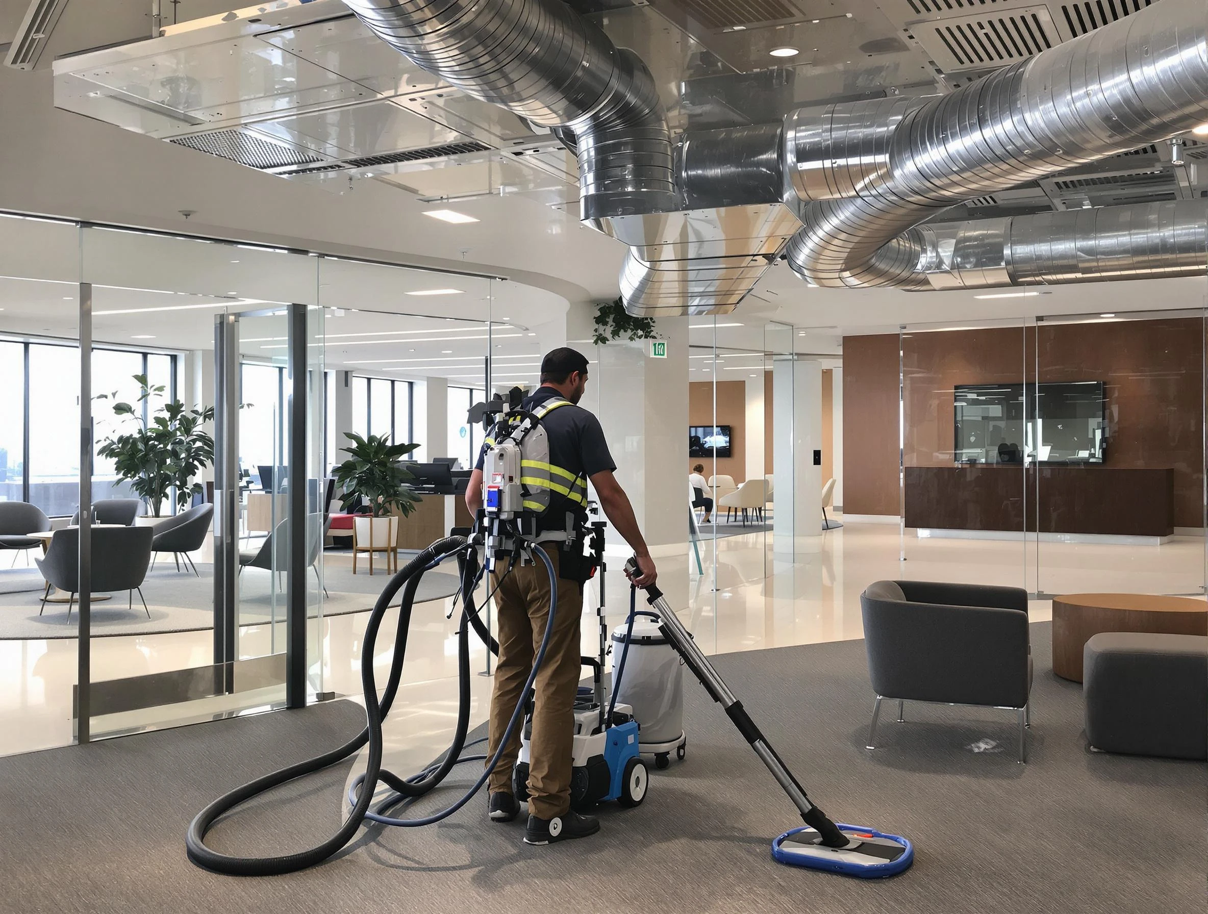 Commercial duct cleaning service by Pomona Air Duct Cleaning in Pomona